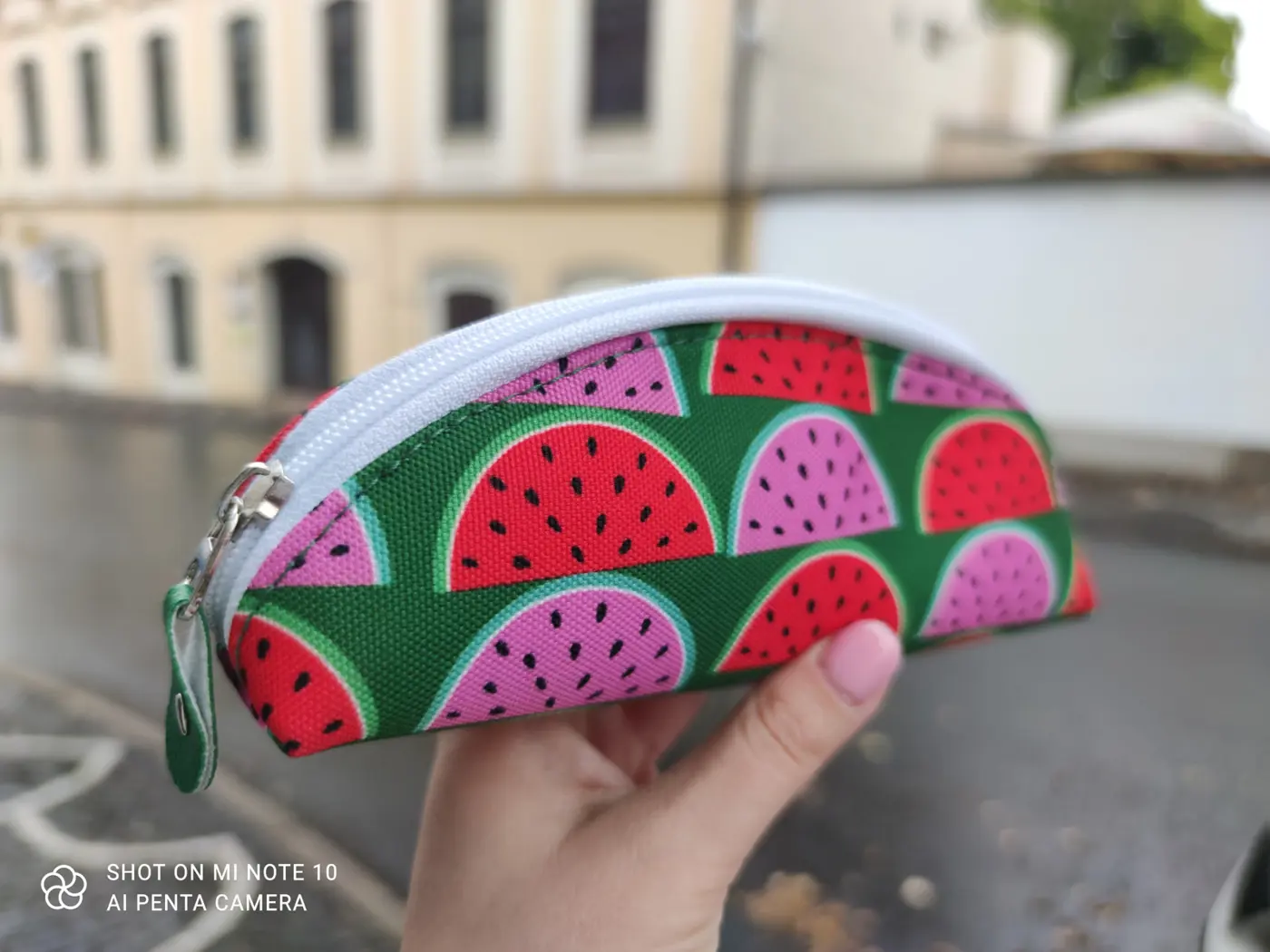 Penál s motivem melounu – 18,5 × 7 cm - fotografie 1