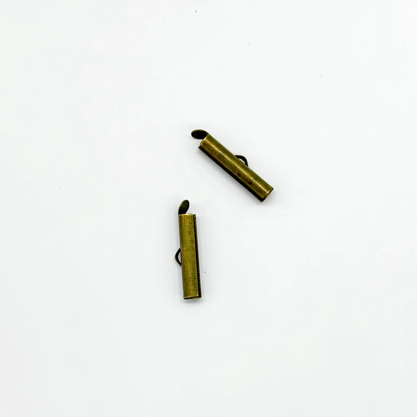 Koncovka zásuvná  Starozlatá 19mm - fotografie 1