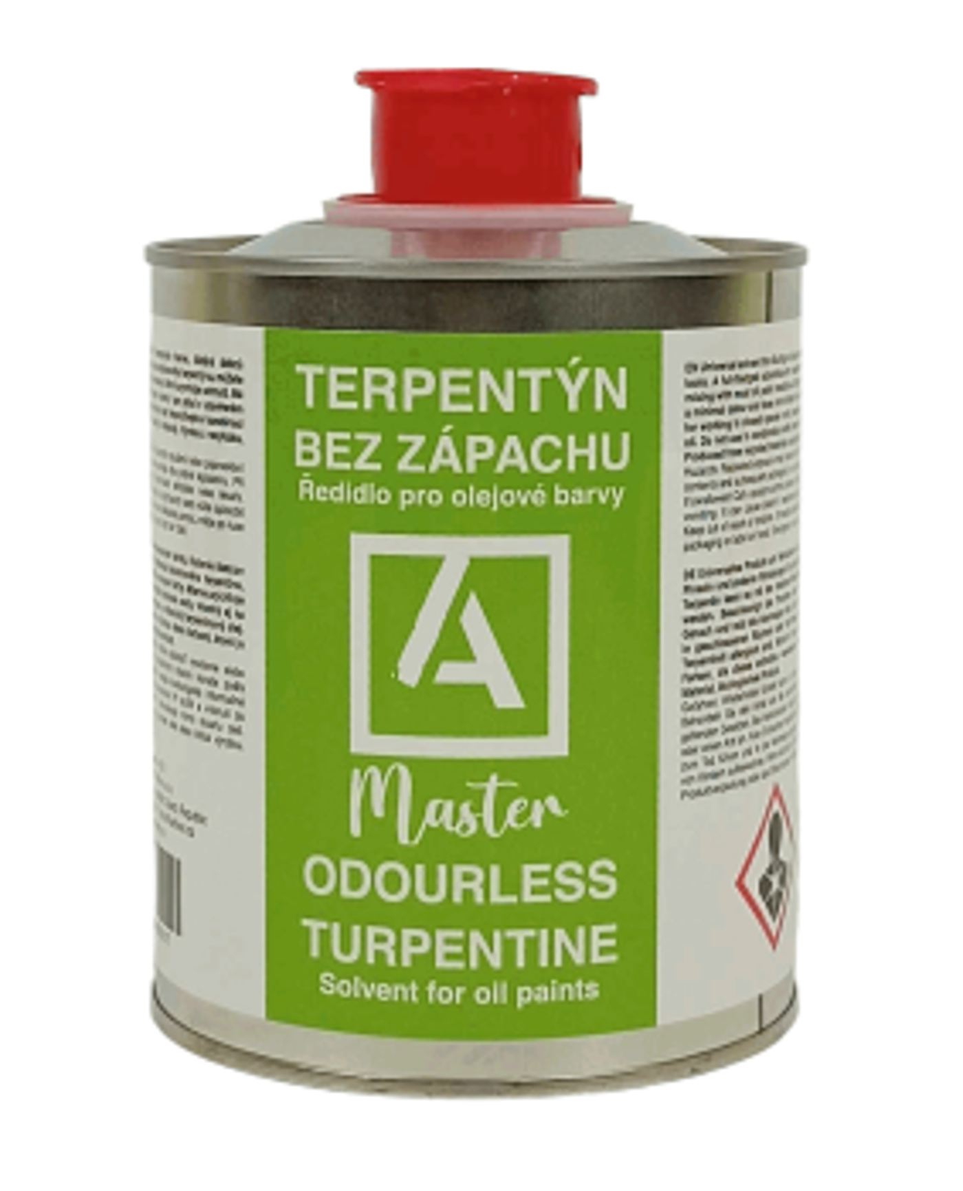Terpentýn bez zápachu 700ml, ředidlo pro olejové barvy - fotografie 1