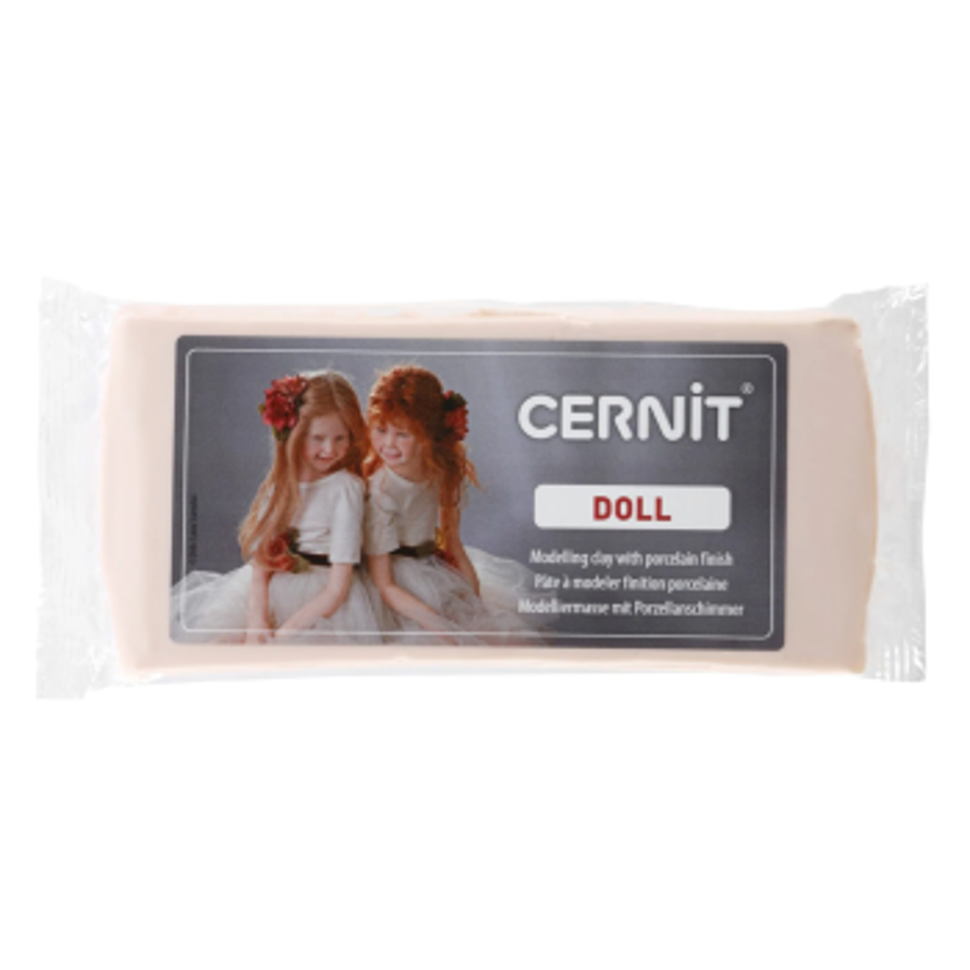 Modelovací hmota Cernit Doll collection 500g Rose beige - fotografie 1