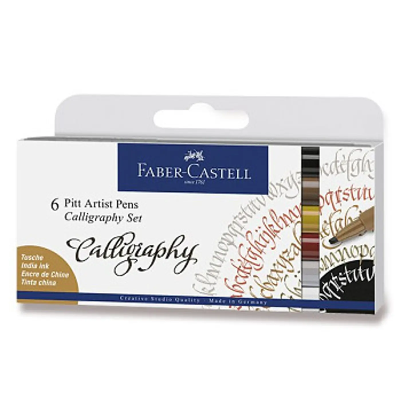Sada popisovačů Faber-Castell 6ks Calligraphy - fotografie 1