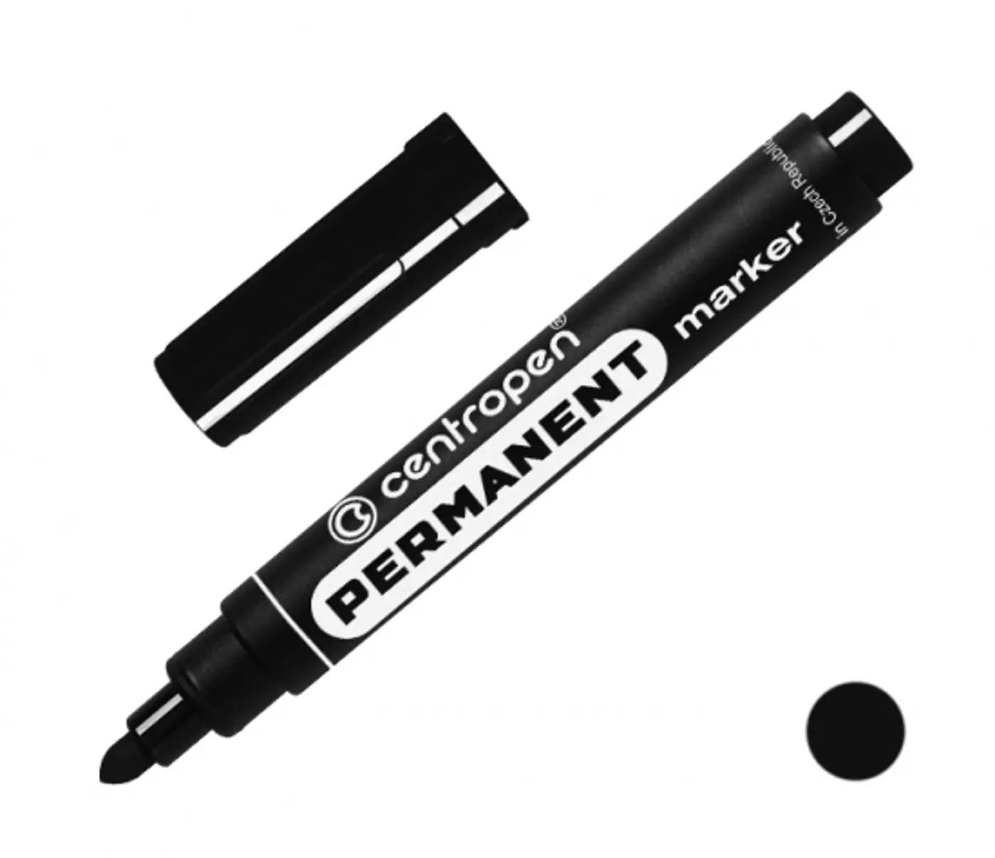 Permanentní popisovač Centropen 8566 černý - fotografie 1