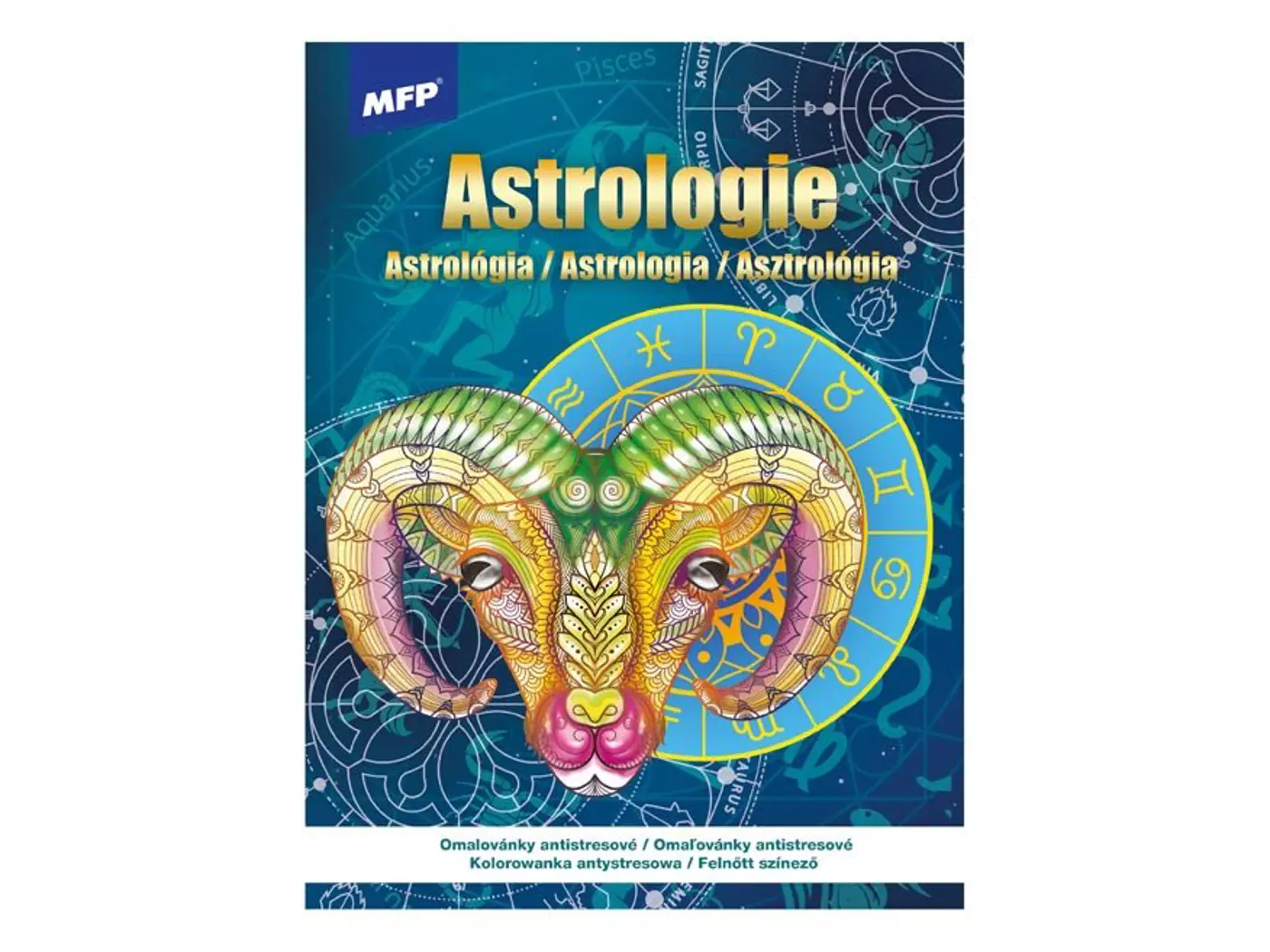 Antistresové omalovánky A4 Astrologie - fotografie 1