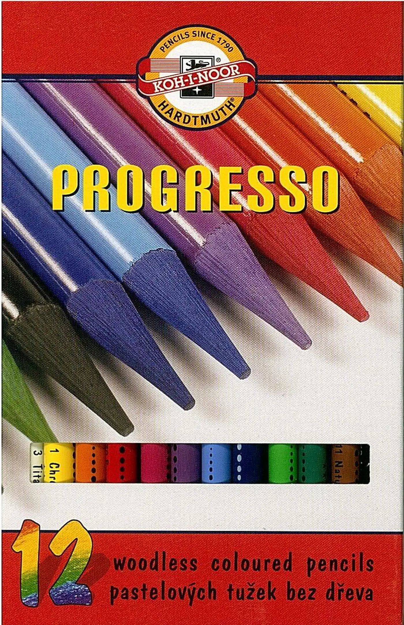 Pastelky KOH-I-NOOR Progresso 8756 12ks - fotografie 1