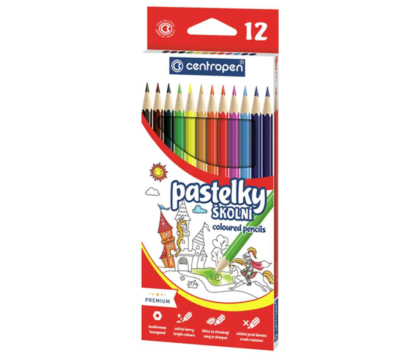 Pastelky Centropen 12ks - fotografie 1