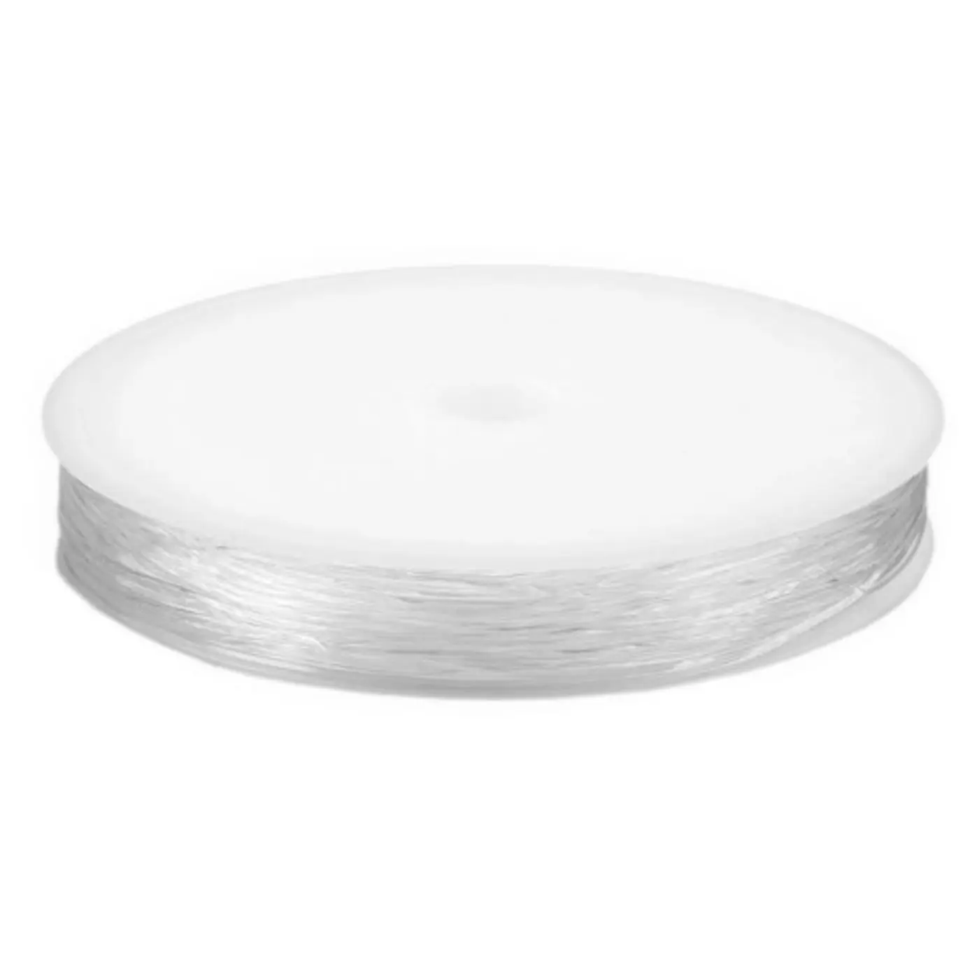 Elastická gumička na náramky – průhledná 0,4mm - fotografie 1