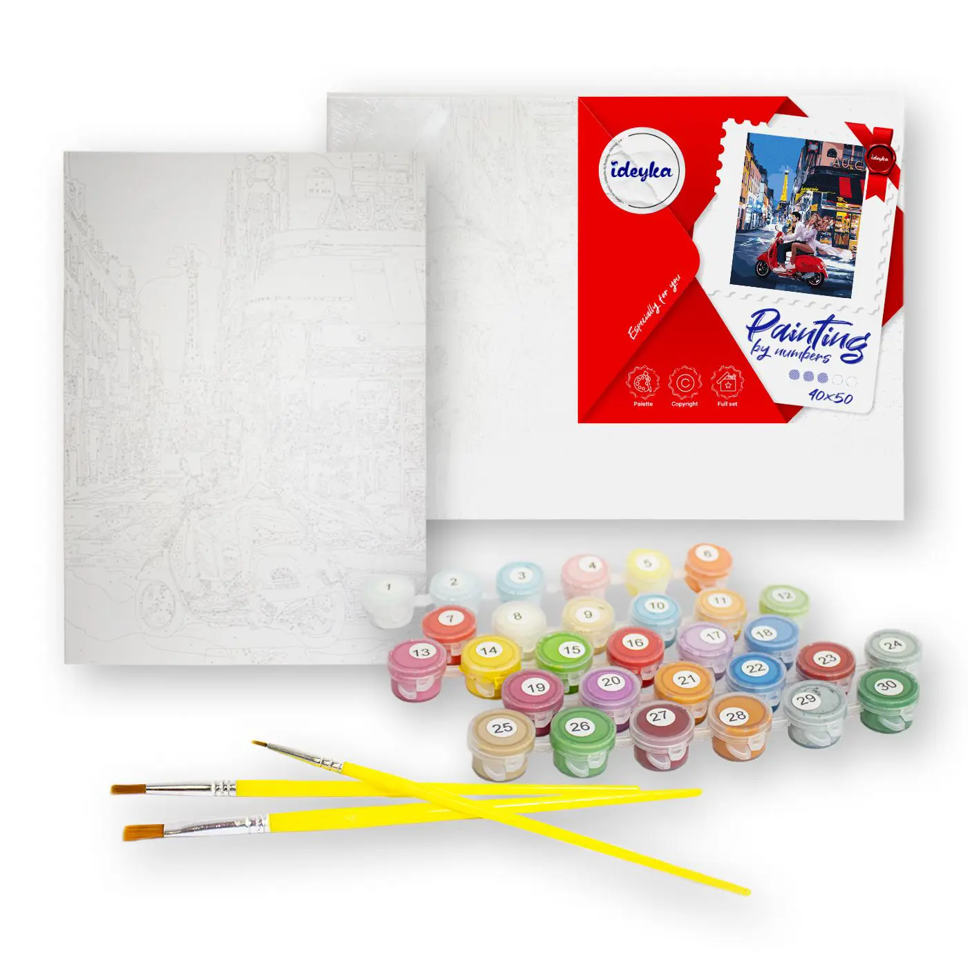 Malování podle čísel 25×25 cm – dětské motivy  Malý pilot - fotografie 2