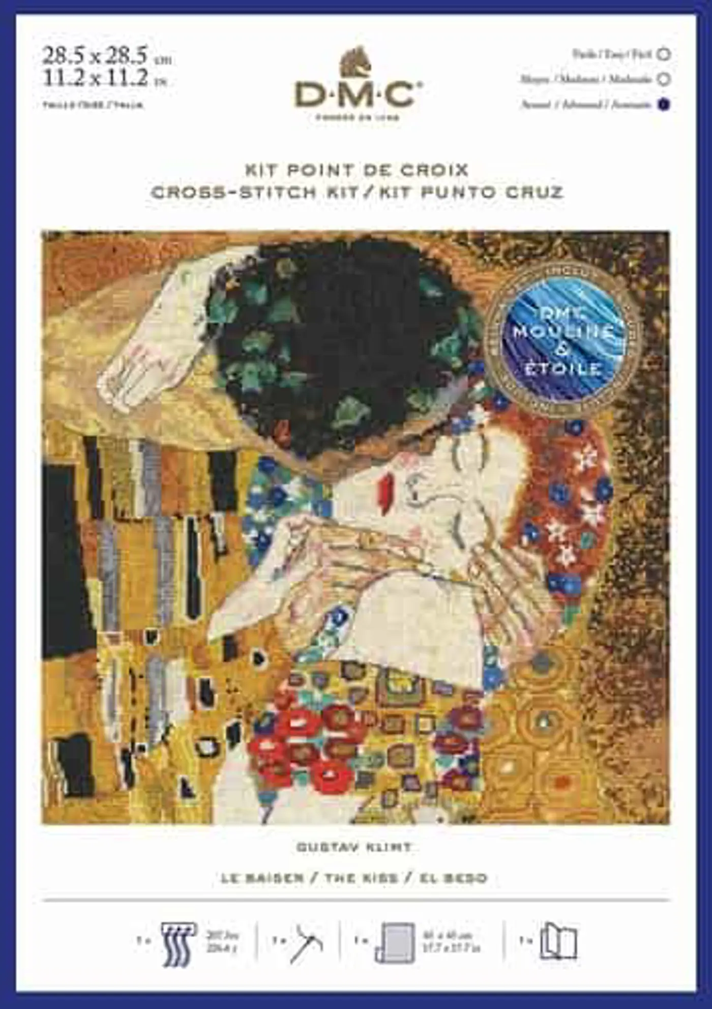 DMC-BK1811 le baiser / the kiss/ Polibek  Gustav Klimt - fotografie 1