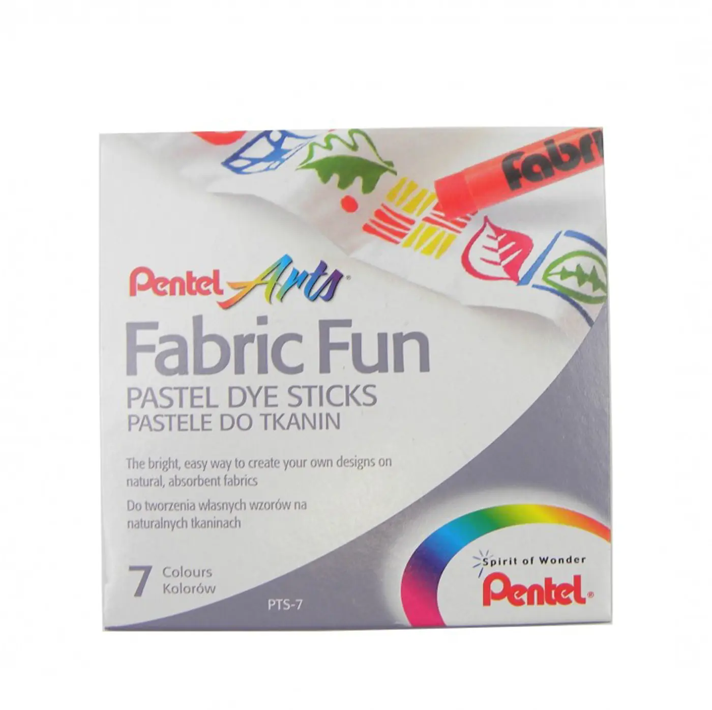 Fabric Fun voskovky na textil sada 7ks - fotografie 1