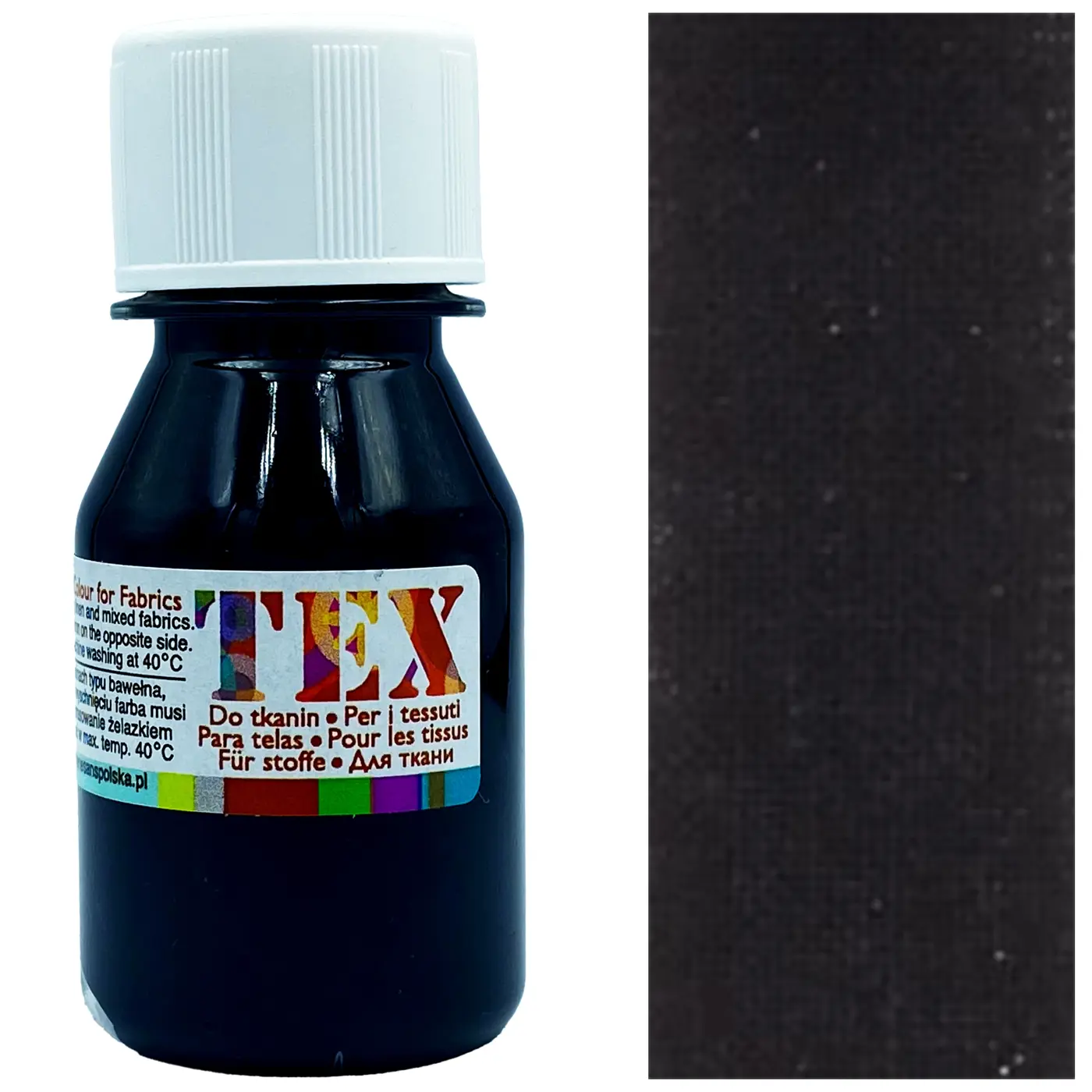 Barva na textil Renesans 50ml 190 ČERNÁ  - fotografie 2