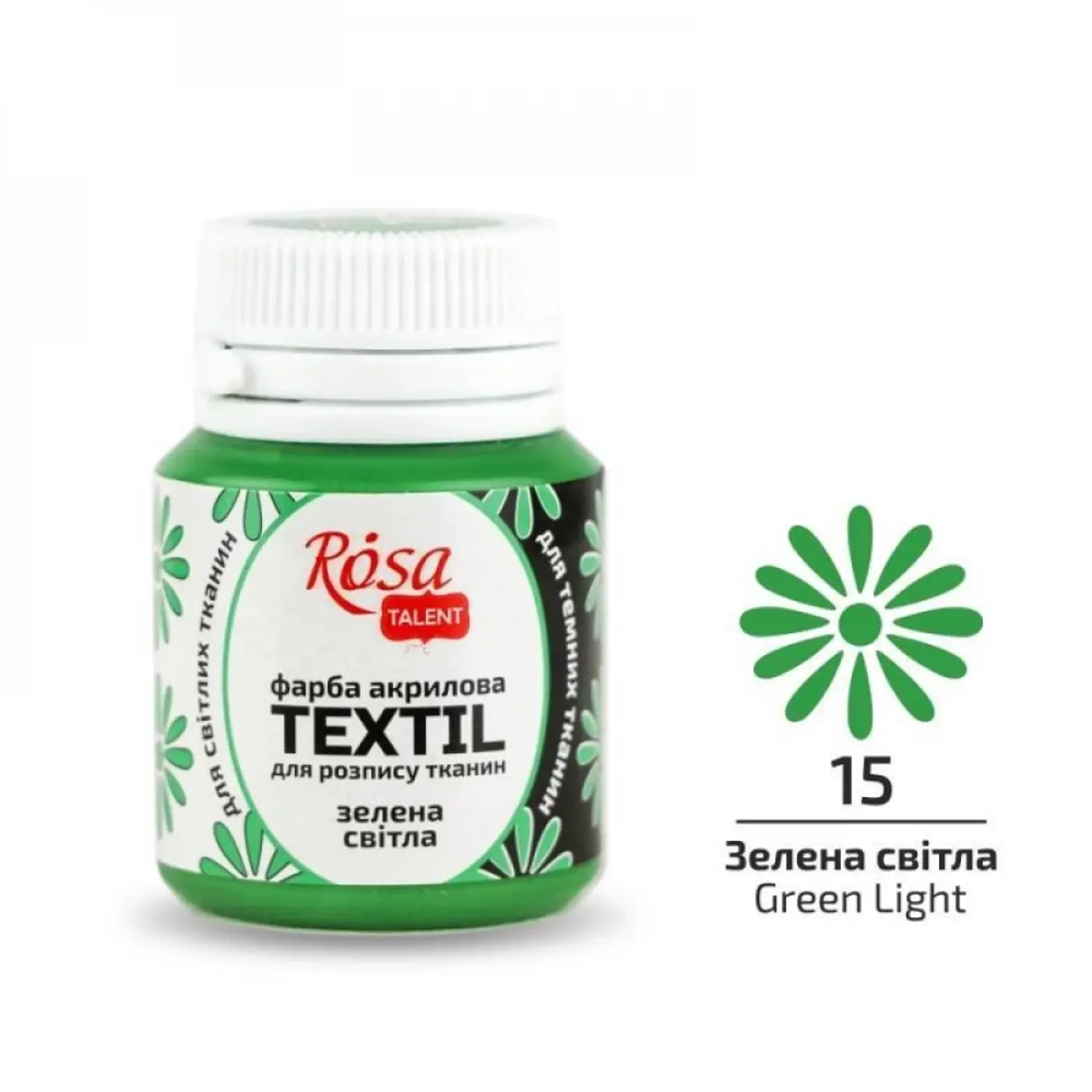 Barva na textil Rosa 20ml 15 Green light - fotografie 1