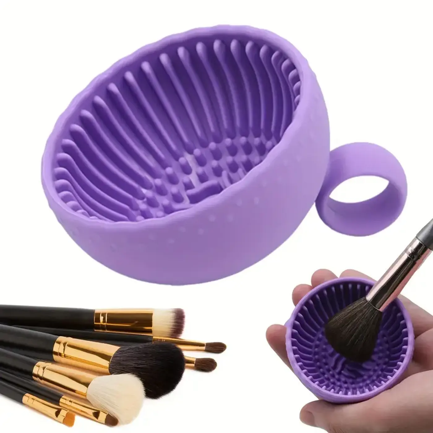 Nádoba na mytí štětců Hrnek  violet  - fotografie 1