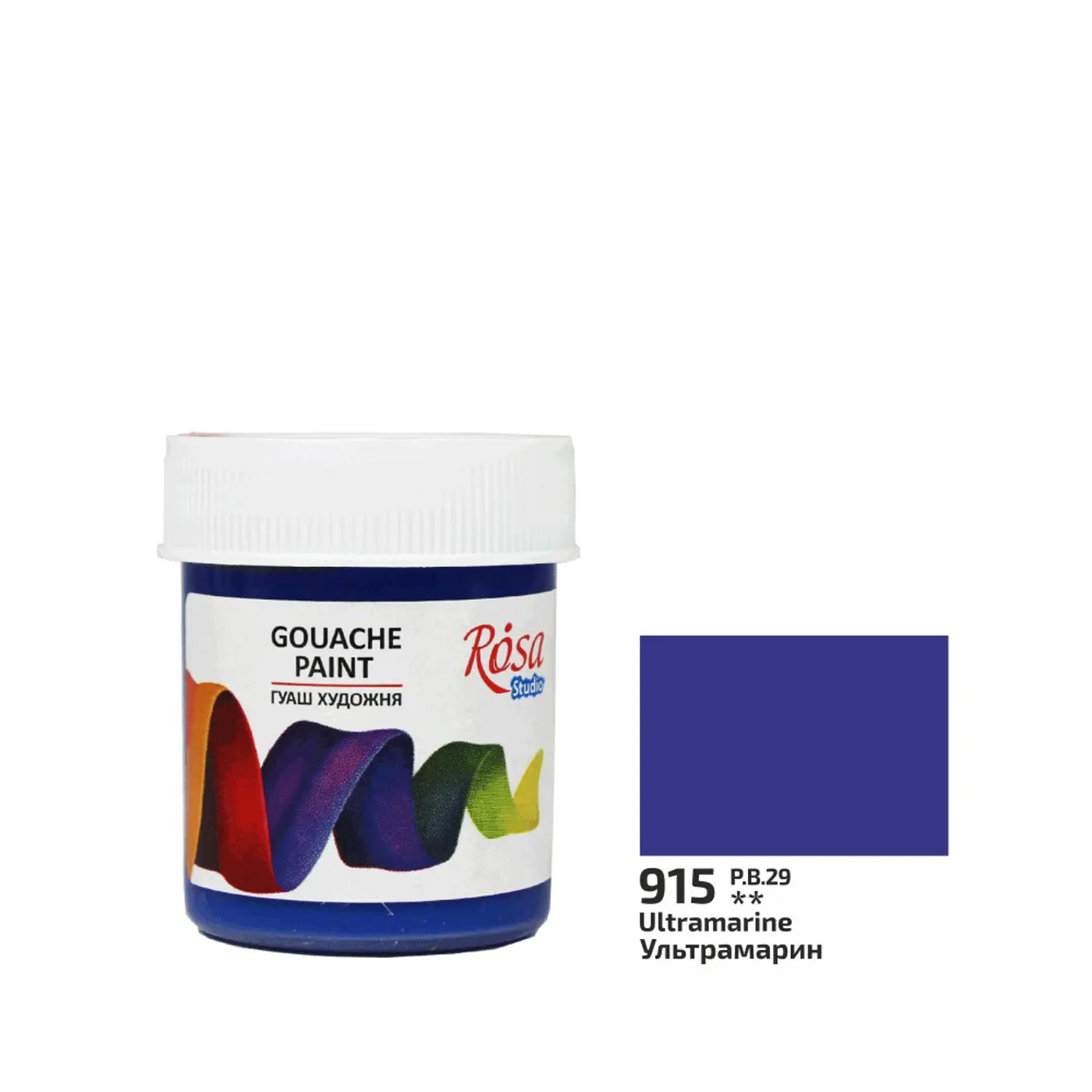 Kvašová barva Rosa 915 ultramarine 40ml  - fotografie 1