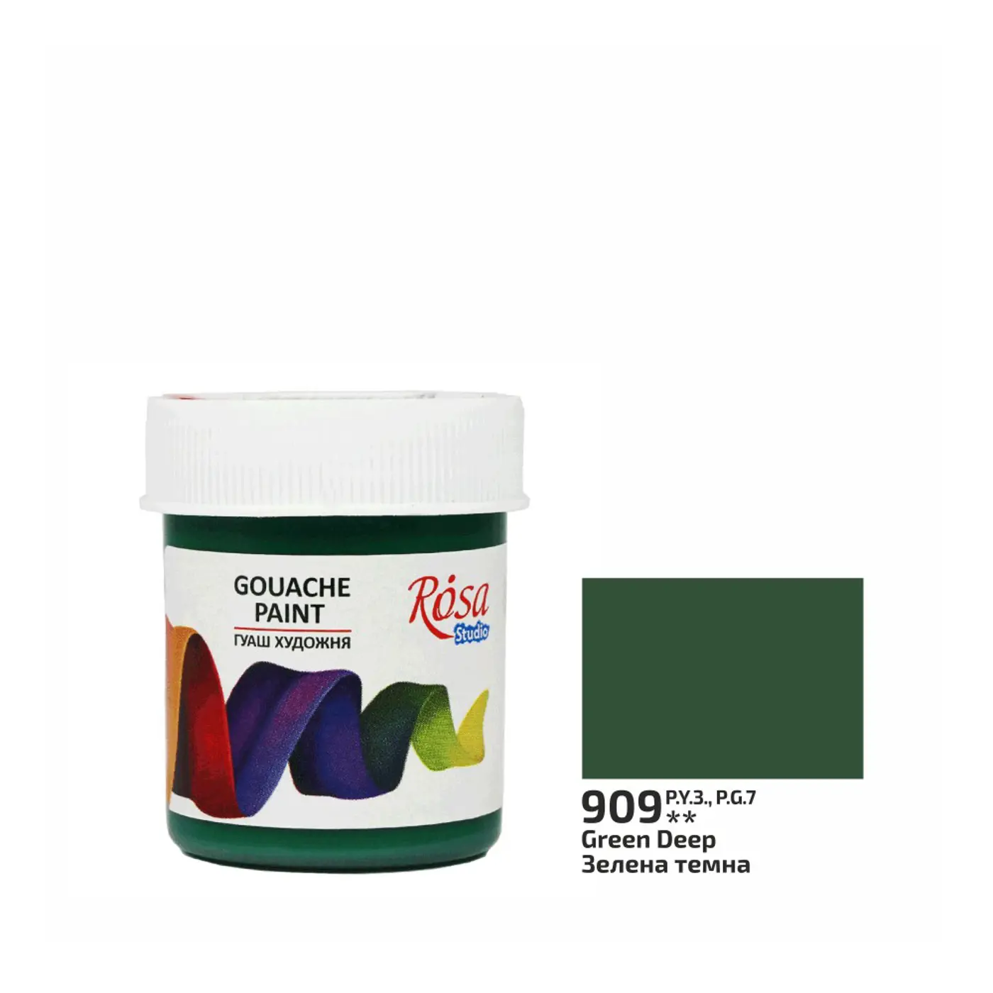 Kvašová barva Rosa  40ml 909 green deep - fotografie 1