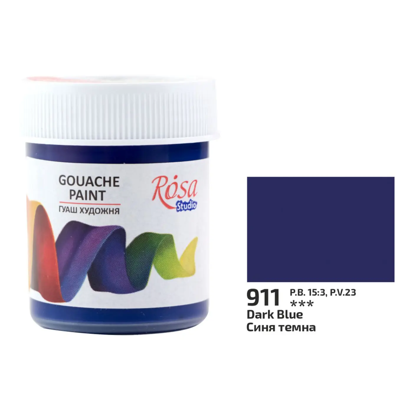 Kvašová barva Rosa 911 blue deep 40ml  - fotografie 1