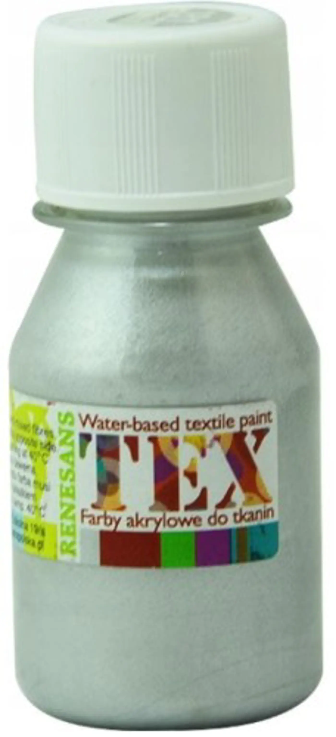 Barva akrylová na textil TEX RENESANS 50 ml  Stříbrná 181 - fotografie 1