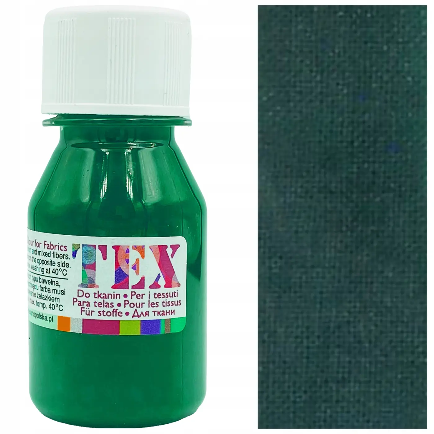Barva akrylová na textil TEX RENESANS 50 ml  Zeleň tmavá 151 - fotografie 1