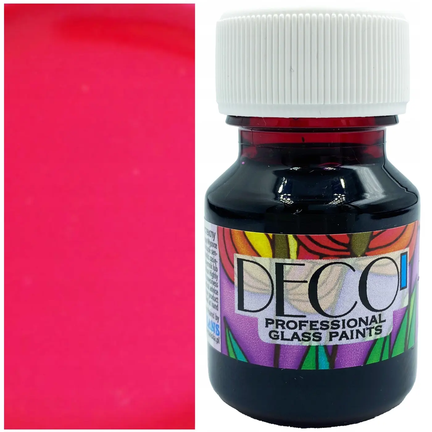 Barva na sklo Deco Renesans 30ml Karmínová 132 - fotografie 1