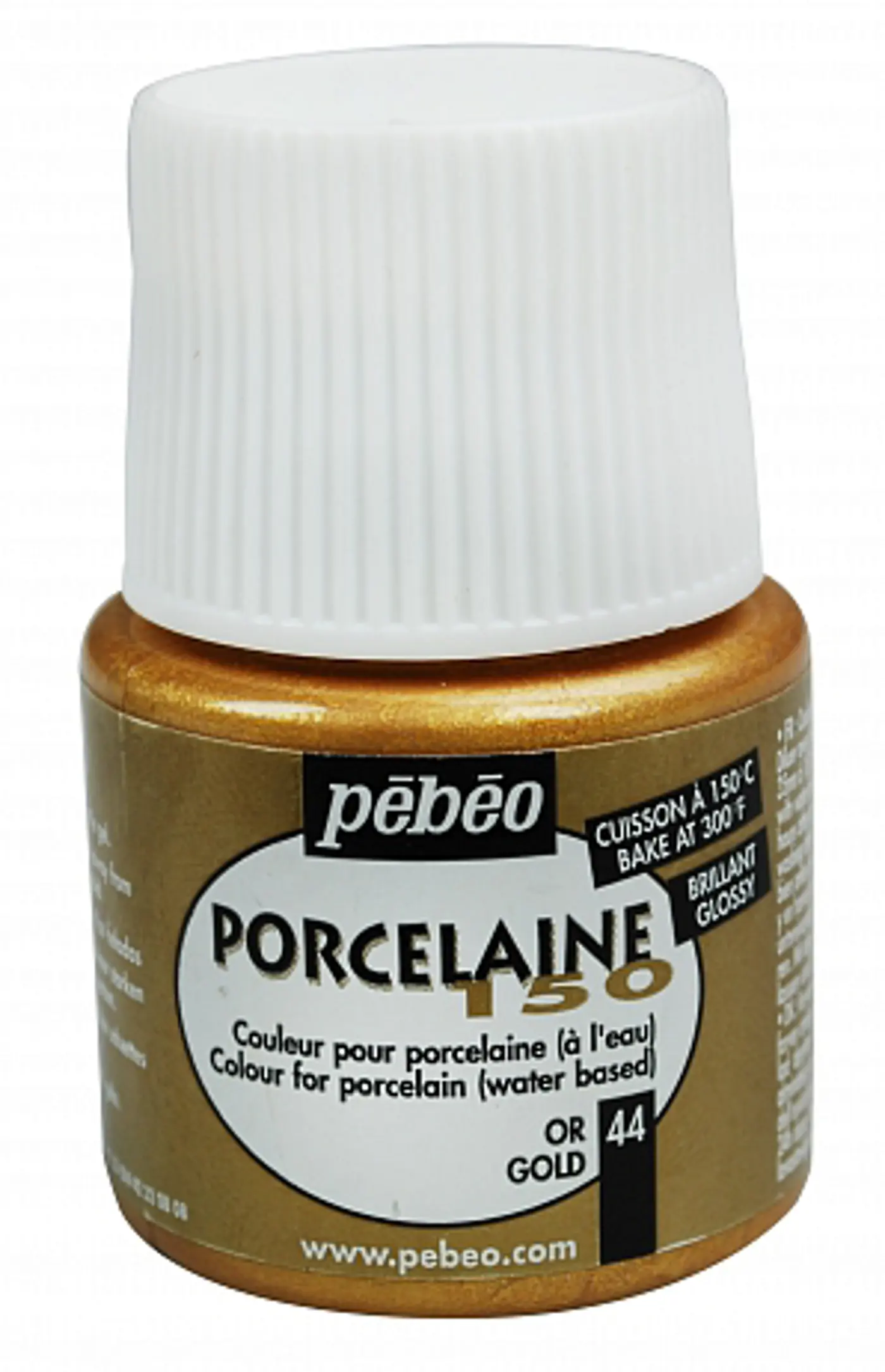 Barva na porcelán Porcelaine 45ml  44 zlatá - fotografie 1