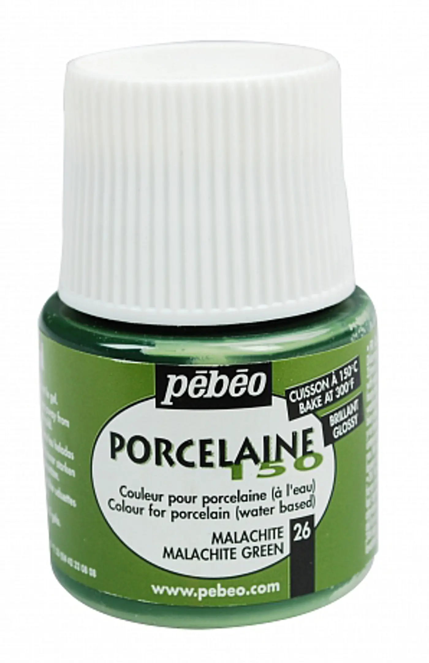 Barva na porcelán Porcelaine 45ml 26 zelená malachit - fotografie 1
