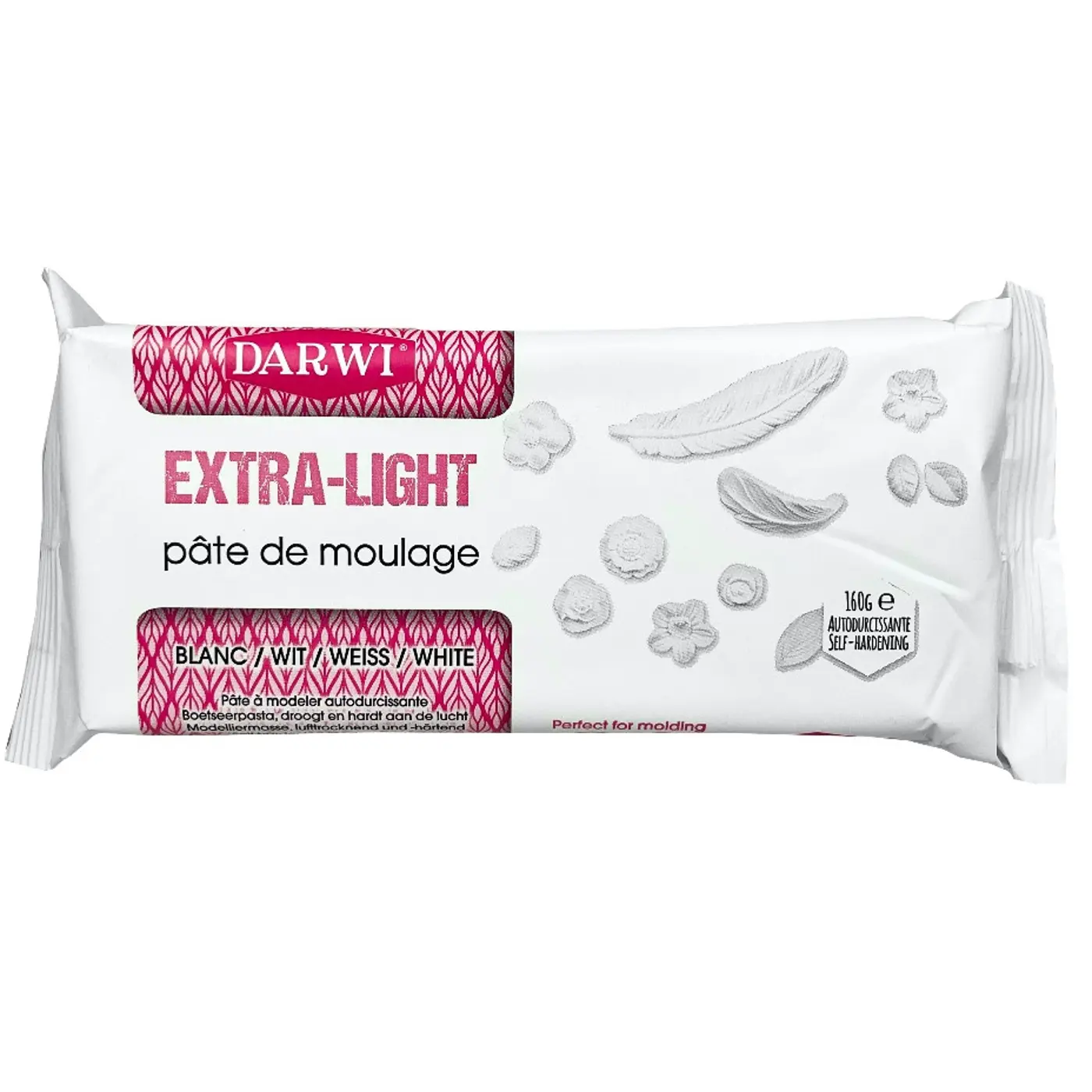 Samotvrdnoucí modelovací hmota Darwi Extra Light 160g - fotografie 1