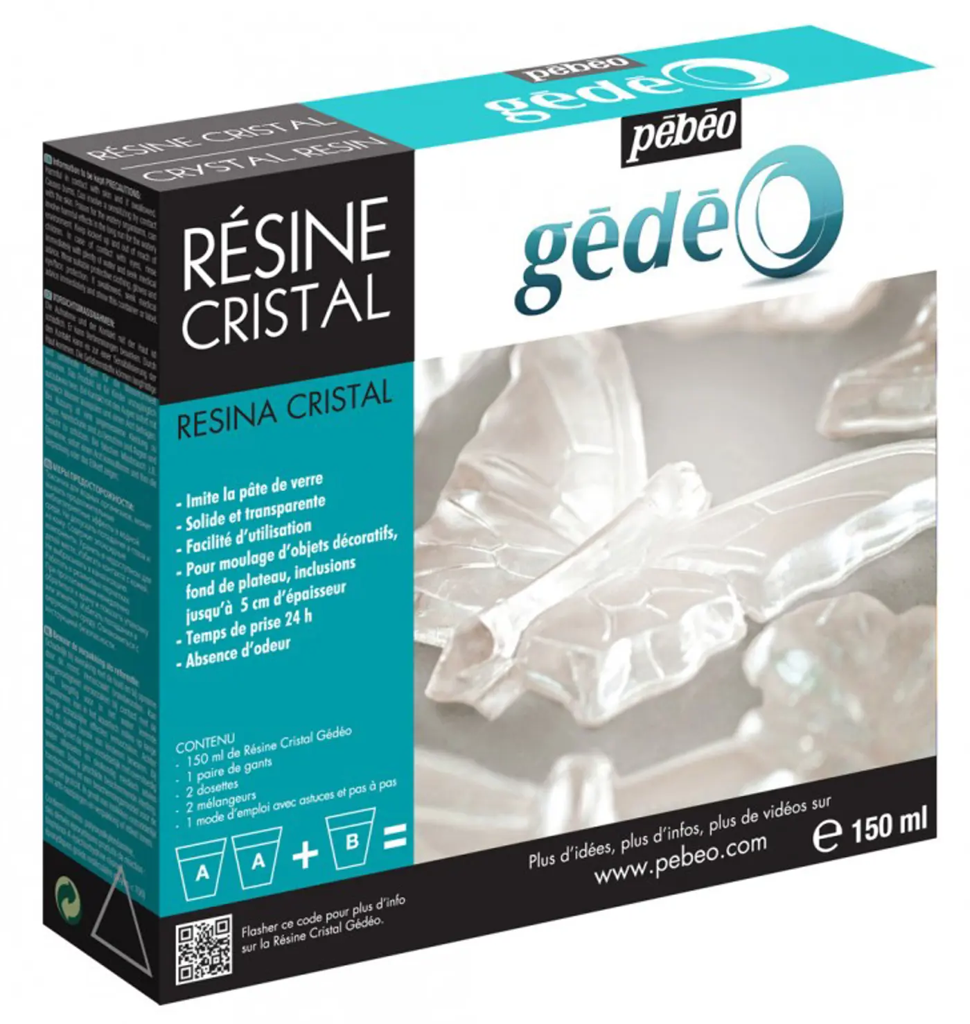 Křišťálová pryskyřice Gédéo crystal resin 300ml - fotografie 1