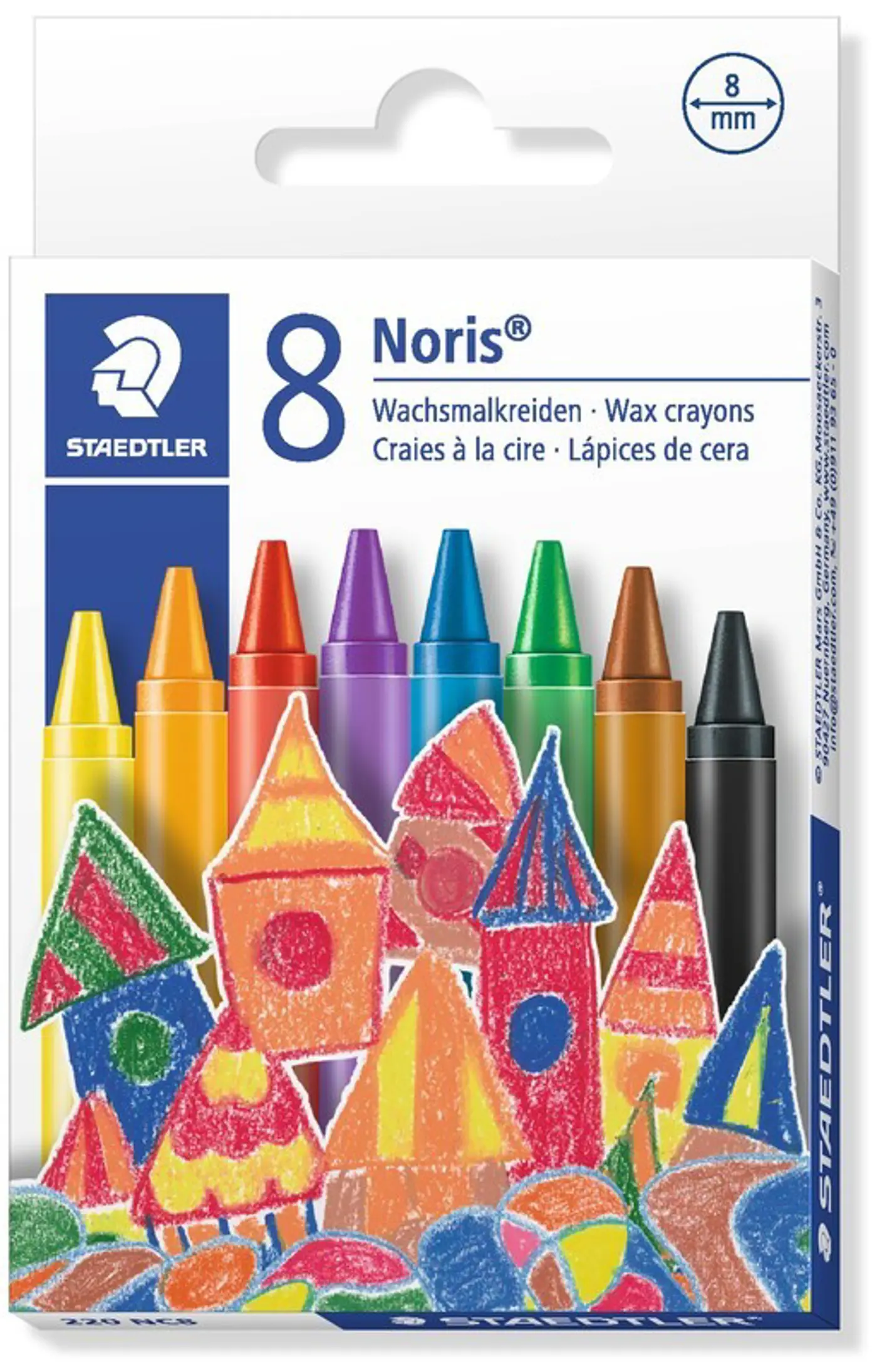 Staedtler voskovky Noris Club 8 ks - fotografie 1