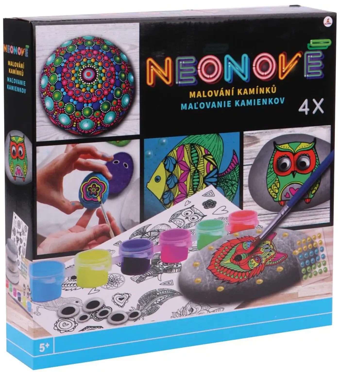 Sada Neon pro malování na kamínky - fotografie 1