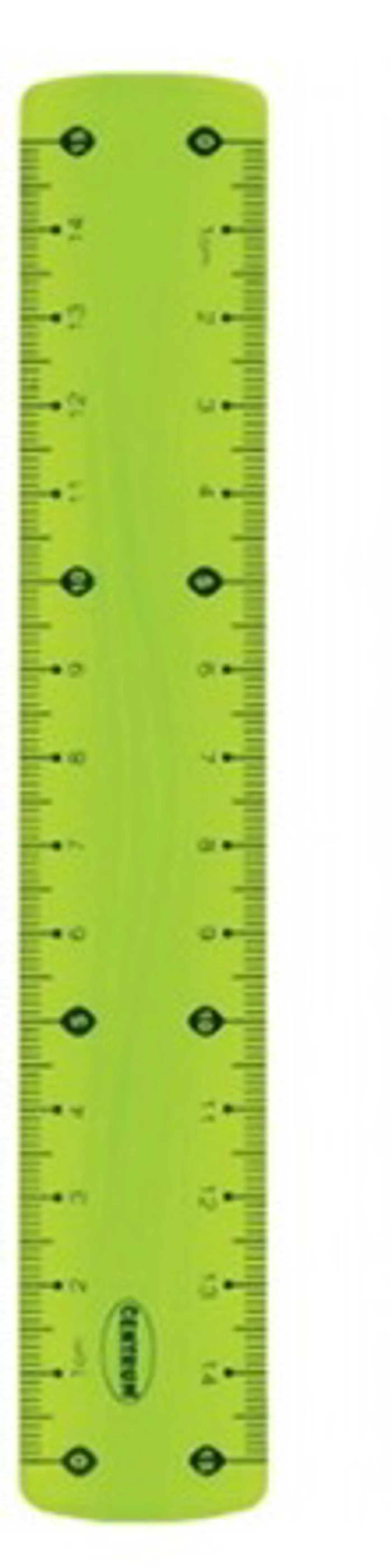 Pravítko FLEXI 15 cm zelená - fotografie 1