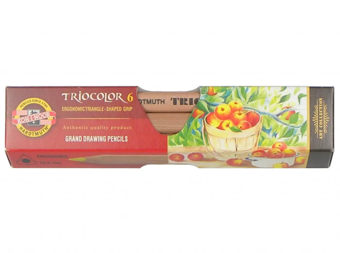 Trojhranné pastelky Triocolor sada 6ks - fotografie 1