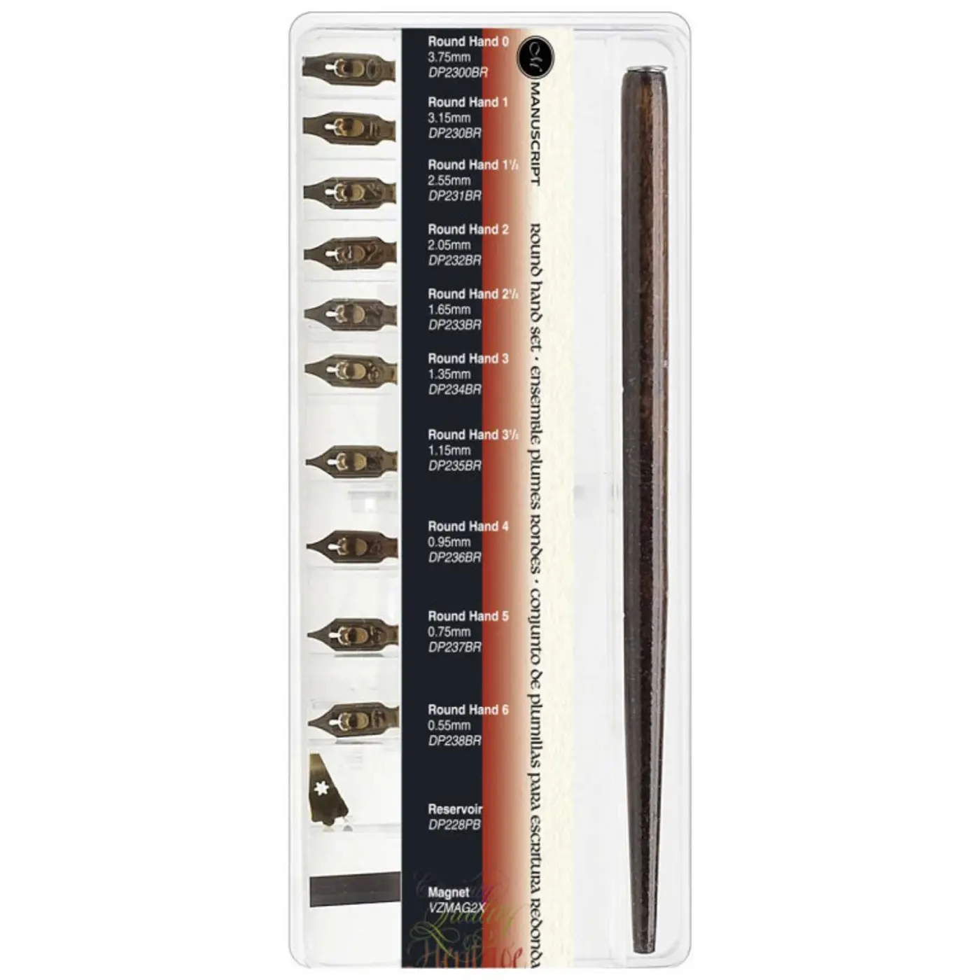 Kaligrafická sada Manuscript Round Hand Set - fotografie 1