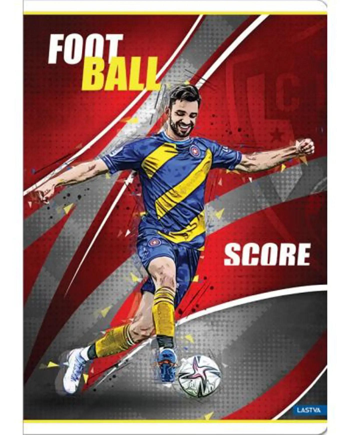 Sešit A5 Game football score - fotografie 1