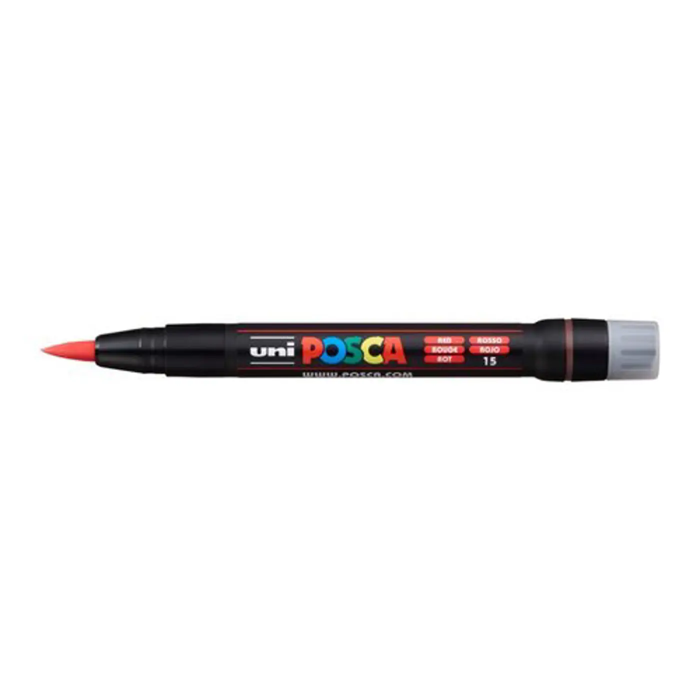 Štětečkový akrylový marker Uni Posca PC-350 – 15 red - fotografie 1