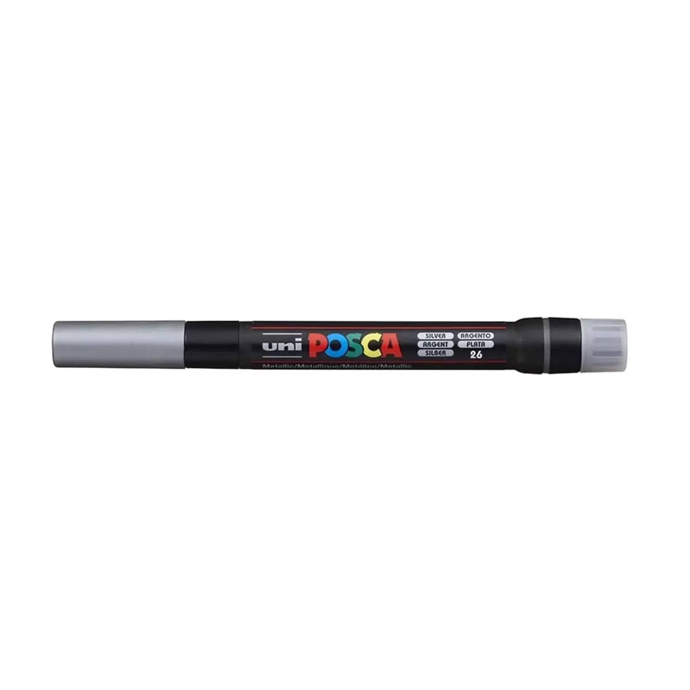 Štětečkový akrylový marker Uni Posca PC-350 – 26 silver - fotografie 1