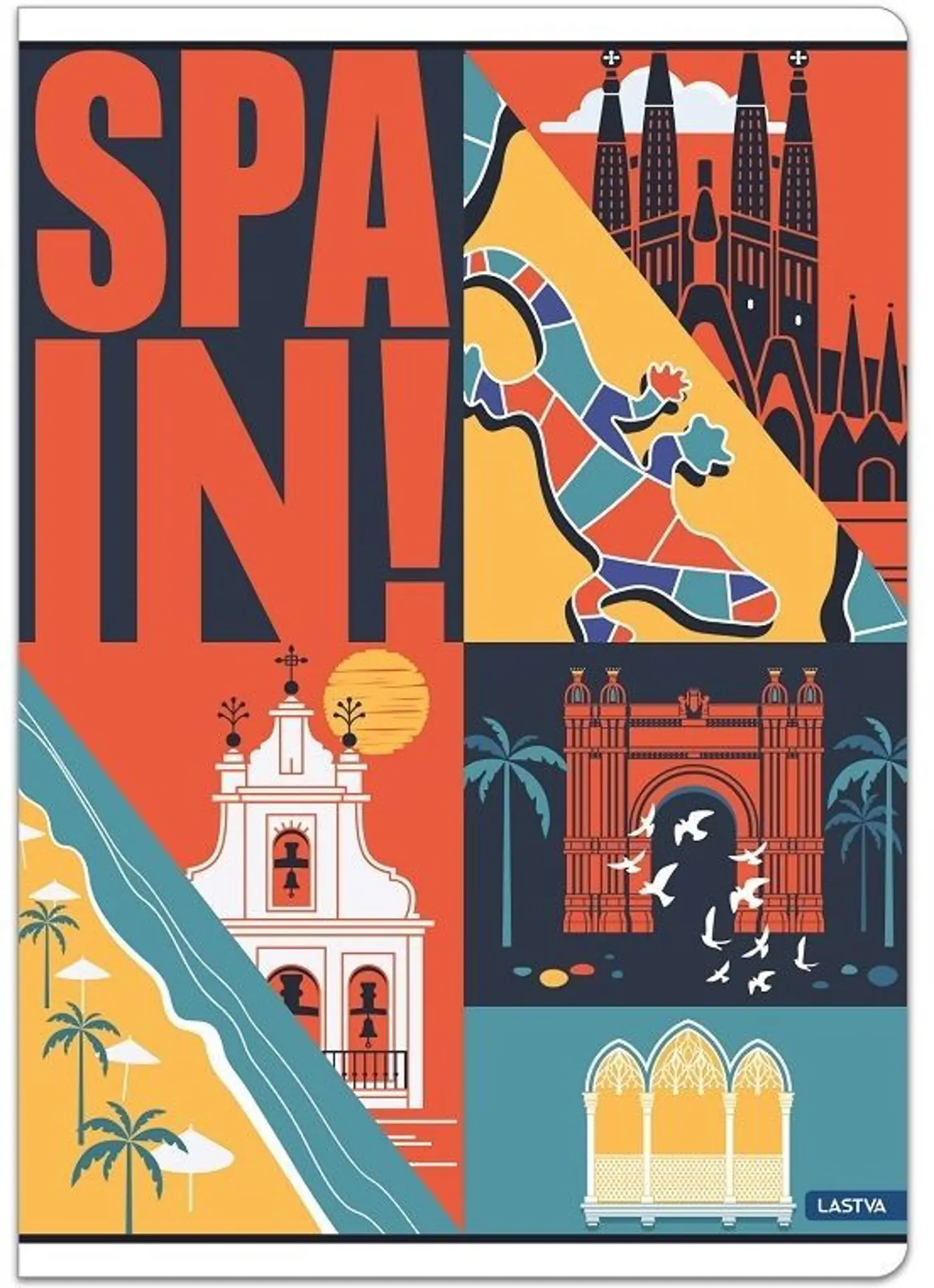 Sešit A5 linkovaný spain - fotografie 1