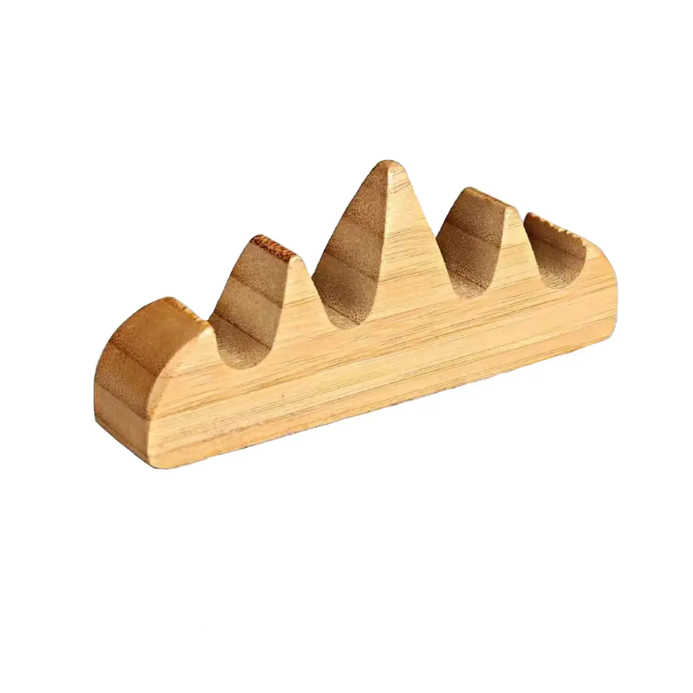 Držák na štětce - dřevěný Burly Wood 4 štětce  - fotografie 1