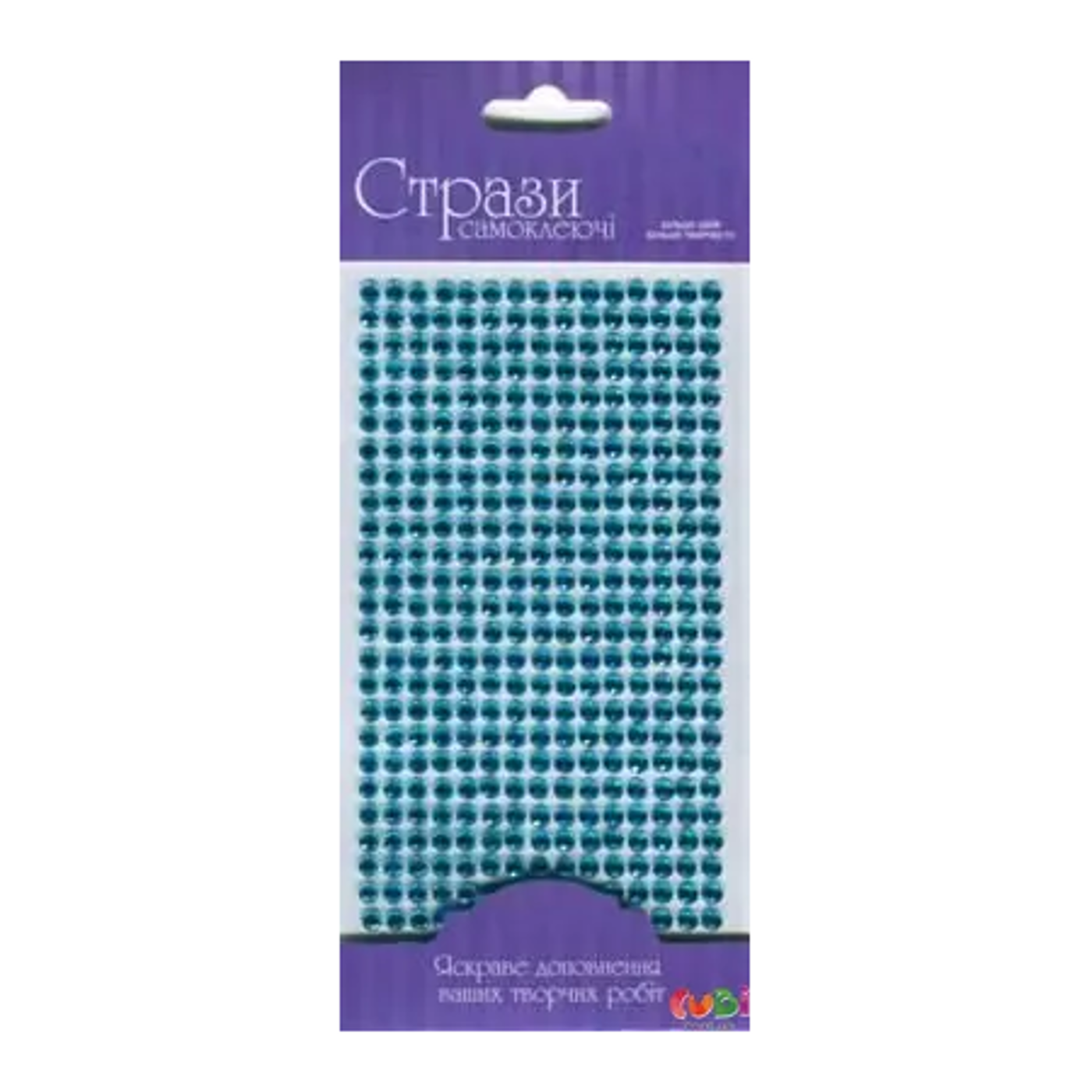 Samolepící třpytivé kamínky 5mm 375ks –  Light Blue - fotografie 1