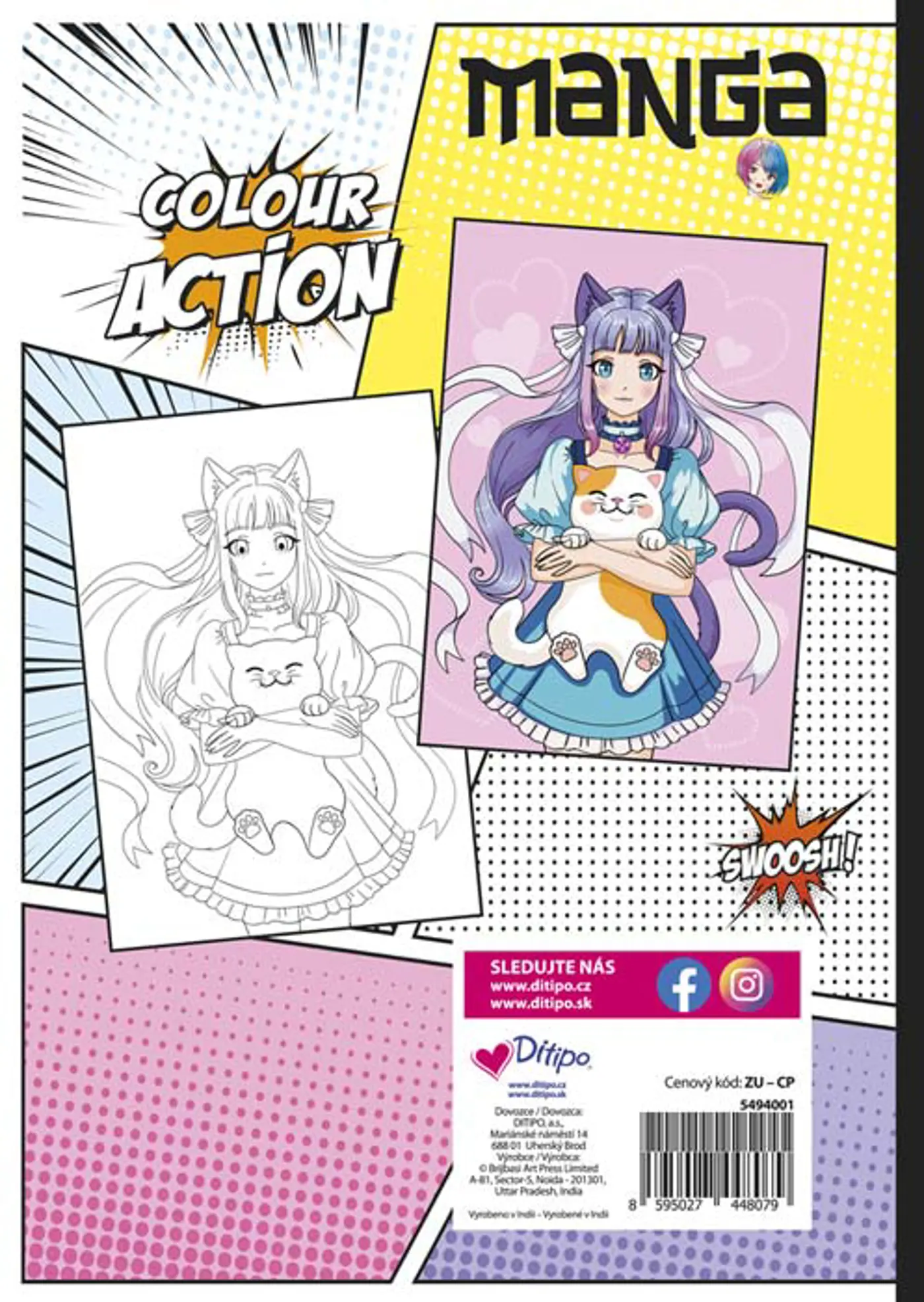 A4 - Omalovánky MANGA   - fotografie 2