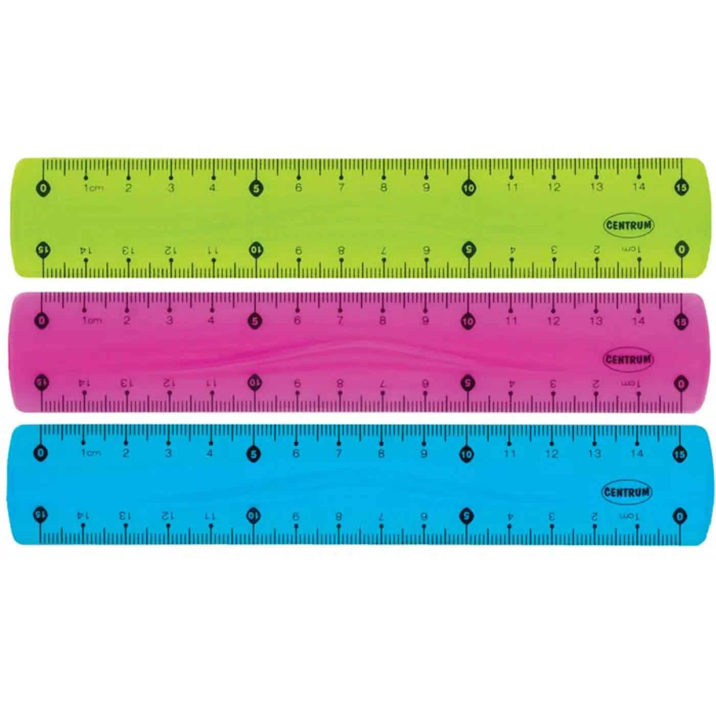 Pravítko FLEXI 15 cm  růžová - fotografie 1