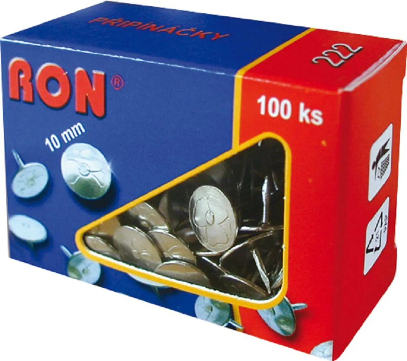 Připínáčky RON 222 100ks - fotografie 1