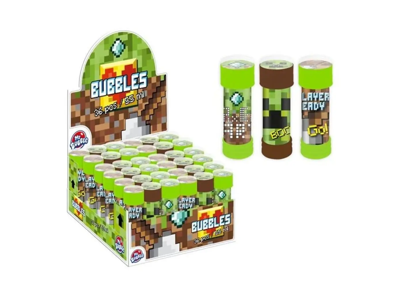 Bublifuk Minecraft - Pixel 55 ml - 1 ks - fotografie 1