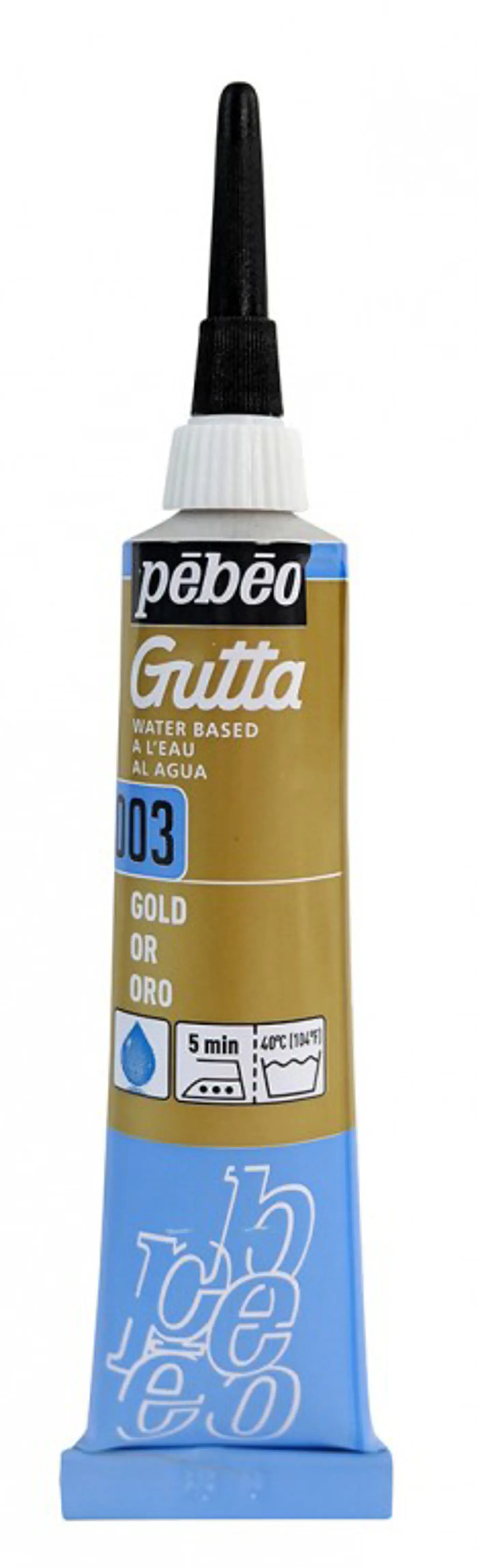 Gutta na hedvábí Pébéo 20ml 003 zlatá - fotografie 1
