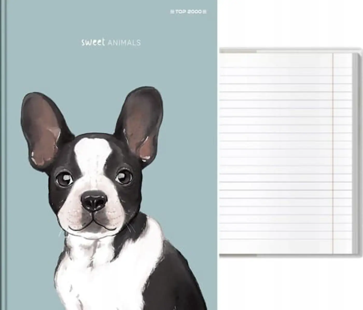 Záznamní kniha A5 96ls linka sweet animals pes - fotografie 1