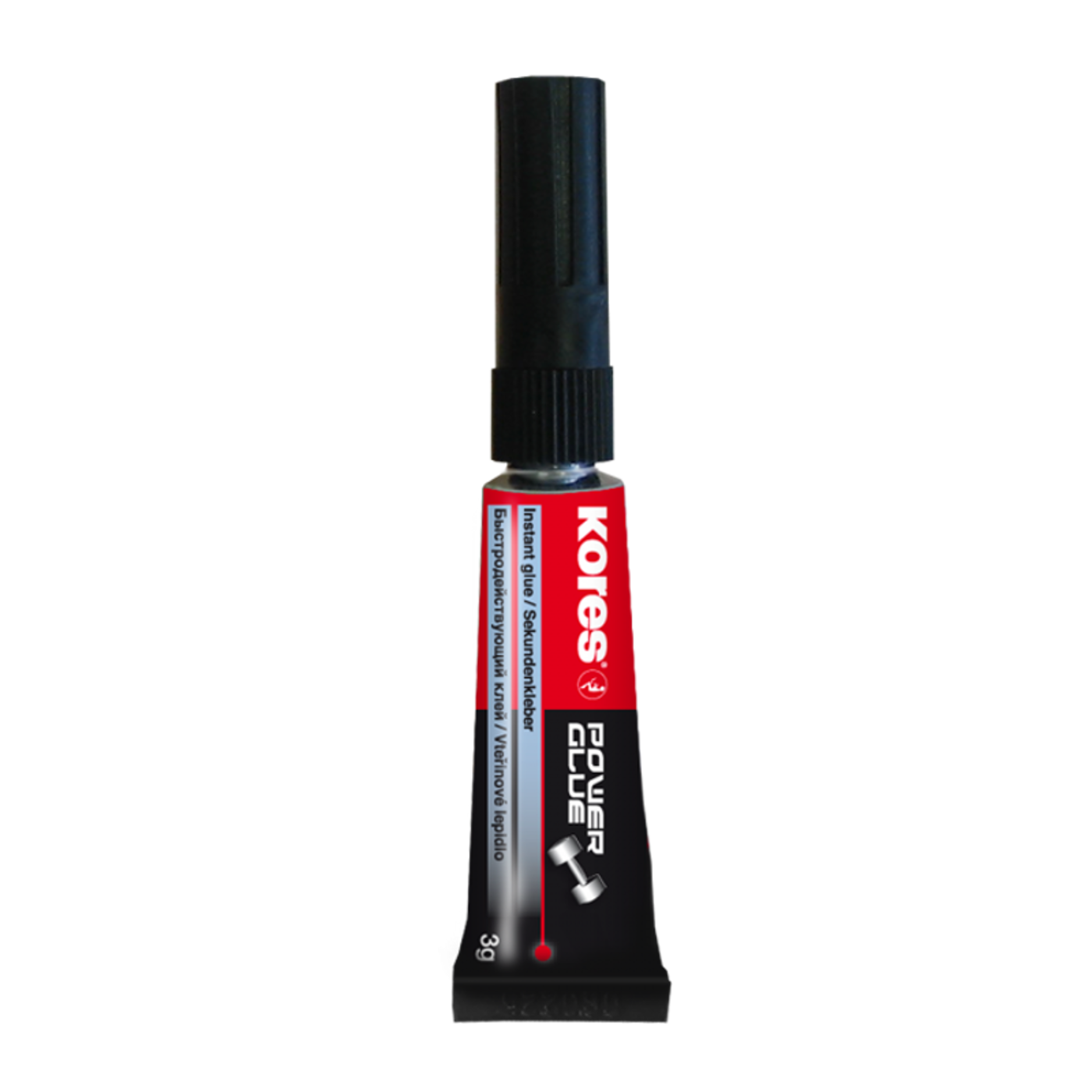 Vteřinové lepidlo Kores Power Glue 3g - fotografie 1
