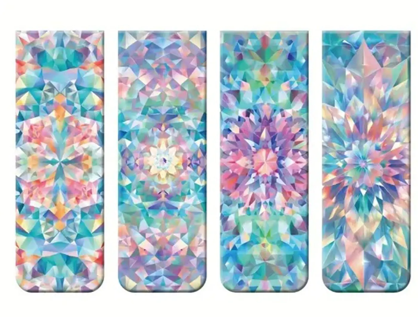 Magnetické záložky 4ks Mandala Vesmír  - fotografie 1