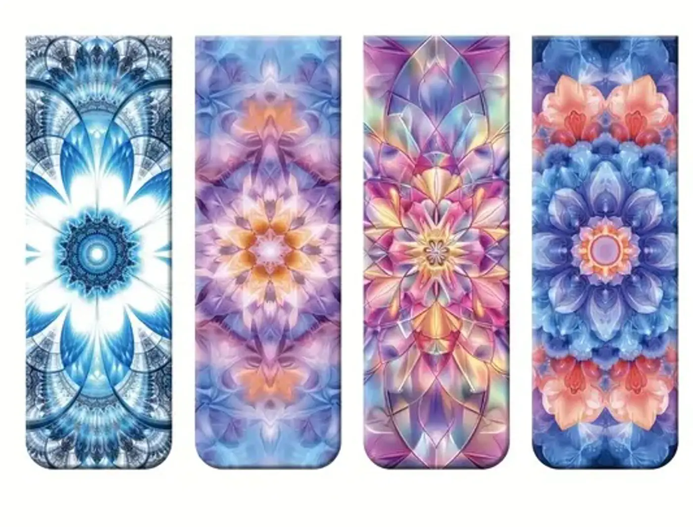 Magnetické záložky 4ks Mandala Radost  - fotografie 1