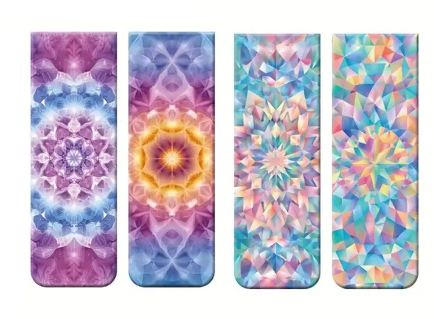 Magnetické záložky 4ks Mandala Štěstí - fotografie 1