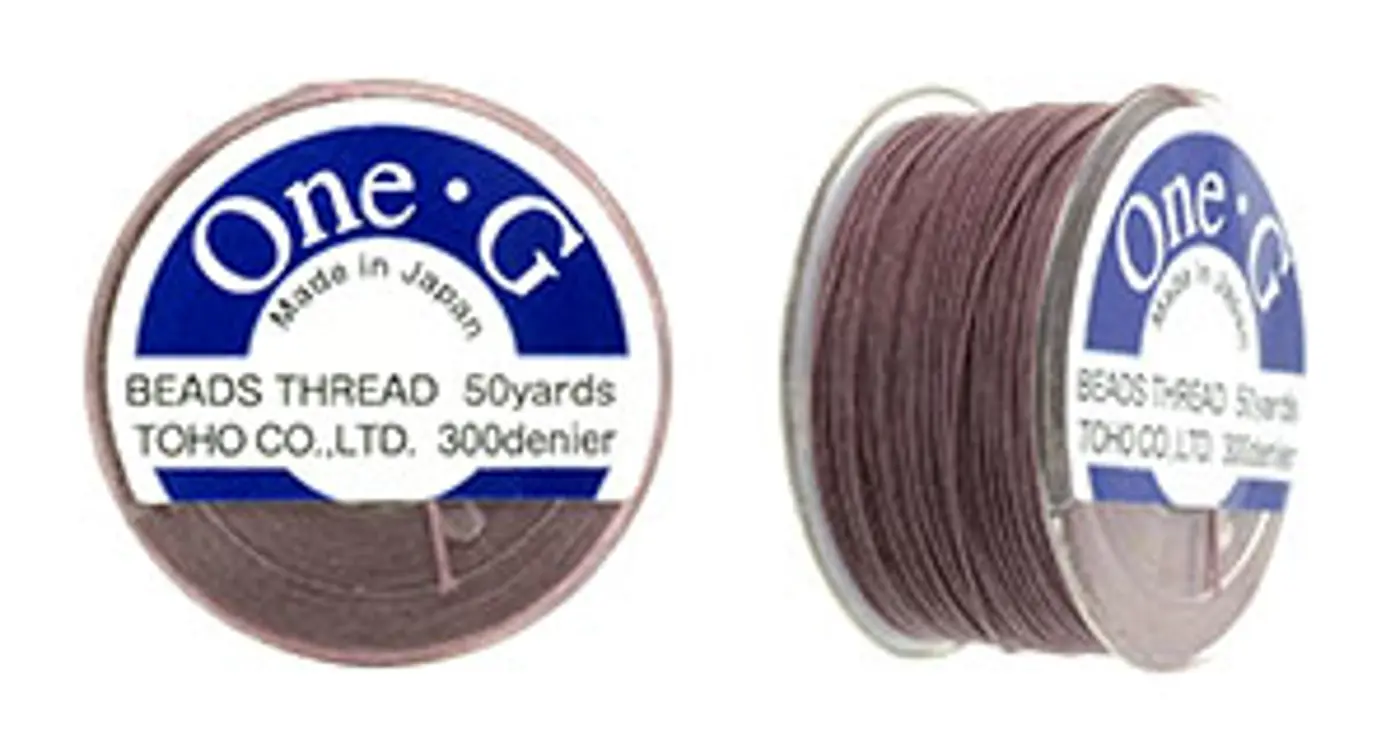 Toho One-G nylonová nit PT-50-16 Mauve - fotografie 1