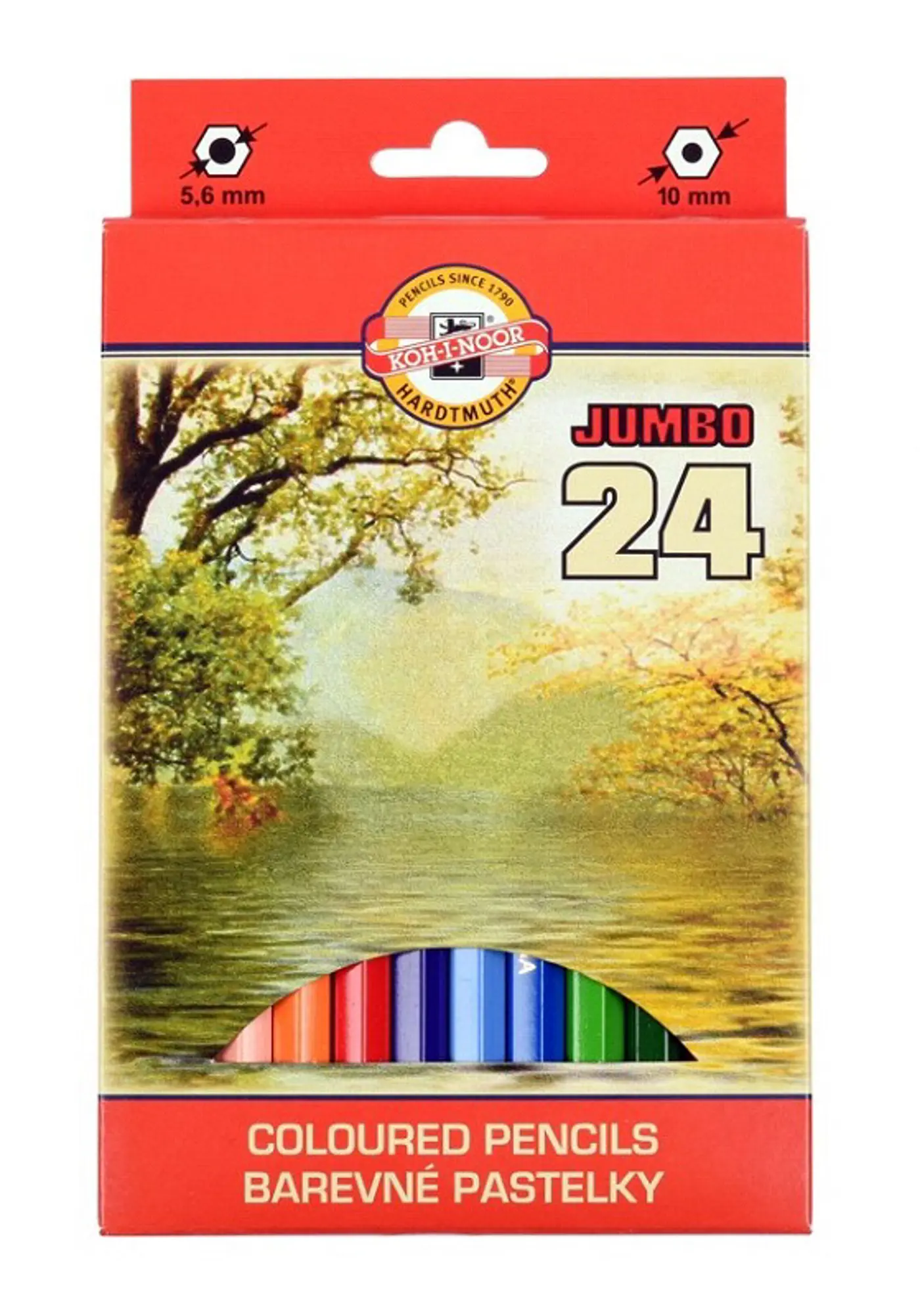 Pastelky KOH-I-NOOR 3384 Jumbo 24ks - fotografie 1