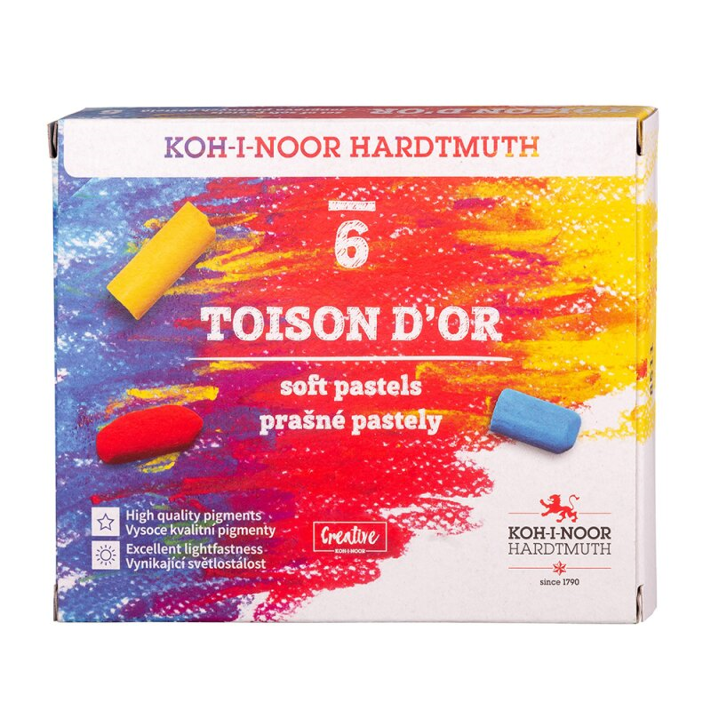 Suché křídy 8511 TOISON D'OR 6ks - fotografie 1